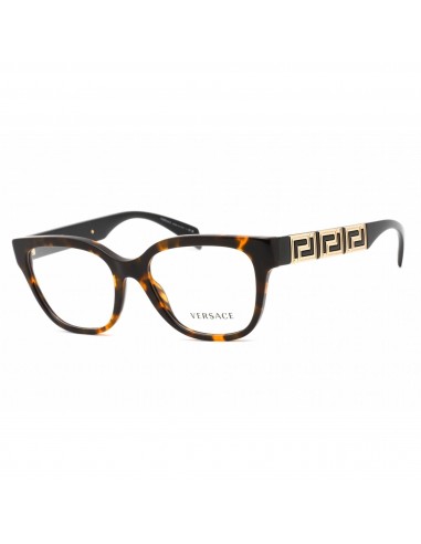 Versace Women's Eyeglasses - Full Rim Cat Eye Havana Plastic Frame | 0VE3338 5404 pas cher 