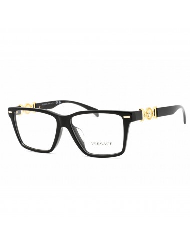 Versace Women's Eyeglasses - Full Rim Rectangular Black Plastic Frame | 0VE3335F GB1 solde