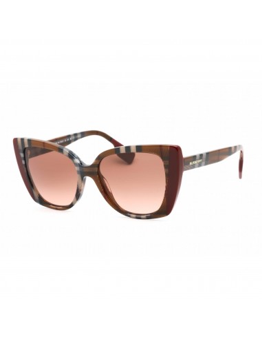 Burberry Women's Sunglasses - Check Brown/Bordeaux Acetate Cat Eye | 0BE4393 405413 le concept de la Pate a emporter 