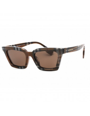 Burberry Women's Sunglasses - Check Brown Rectangular Shape Frame | 0BE4392U 396673 prix pour 