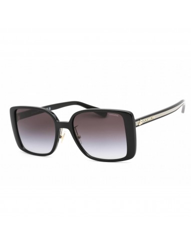 Coach Women's Sunglasses - Full Rim Black Plastic Square Shape Frame | 0HC8375 50028G en ligne des produits 