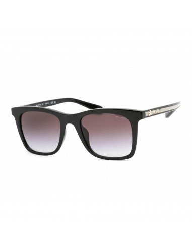 Coach Unisex Sunglasses - Full Rim Black Plastic Square Shape Frame | 0HC8374U 50028G plus qu'un jeu 