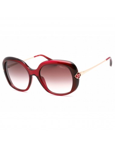 Chopard Men's Sunglasses - Full Rim Opal Bordeaux Plastic Oval Frame | SCH314S 06F6 acheter en ligne