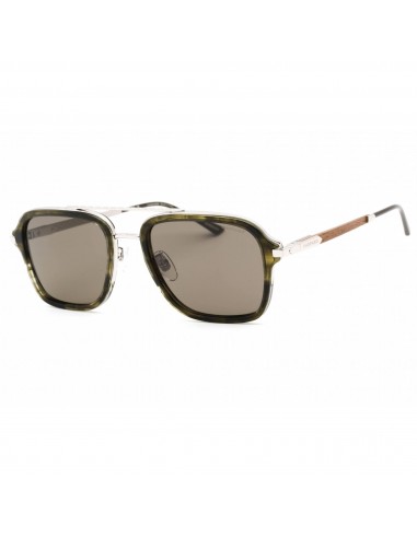 Chopard Men's Sunglasses - Full Rim Shiny Palladium Metal Square Frame | SCHG36 579P en stock