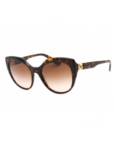 Dolce & Gabbana Women's Sunglasses - Havana Plastic Cat Eye Frame | 0DG4392 502/13 le des métaux précieux