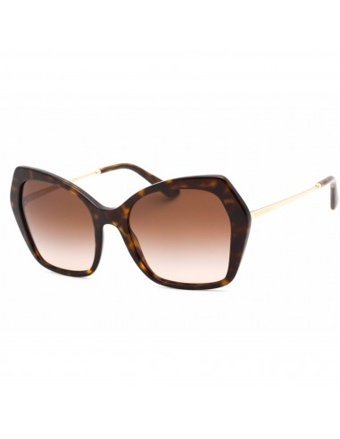 Dolce & Gabbana Women's Sunglasses - Havana Plastic Cat Eye Frame | 0DG4399 502/13 le des métaux précieux