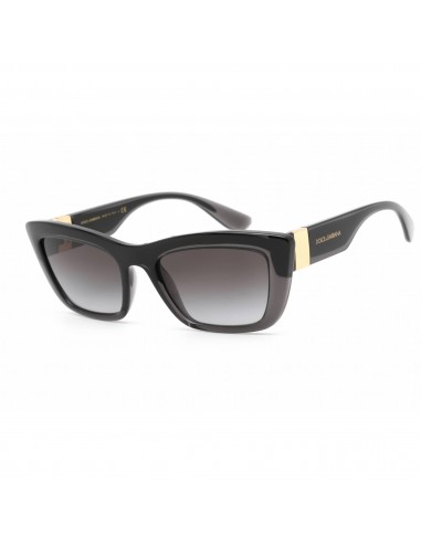 Dolce & Gabbana Women's Sunglasses - Transparent Grey/Black Cat Eye | 0DG6171 32578G online