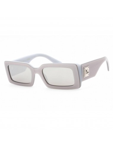 Dolce & Gabbana Women's Sunglasses - Metallic Grey Rectangular Frame | 0DG4416 33736G l'évolution des habitudes 