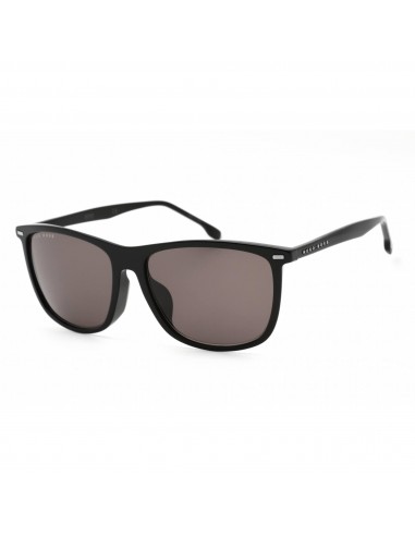 Hugo Boss Men's Sunglasses - Full Rim Black Plastic Square | BOSS 1215/F/SK 0807 IR Jusqu'à 80% De Réduction