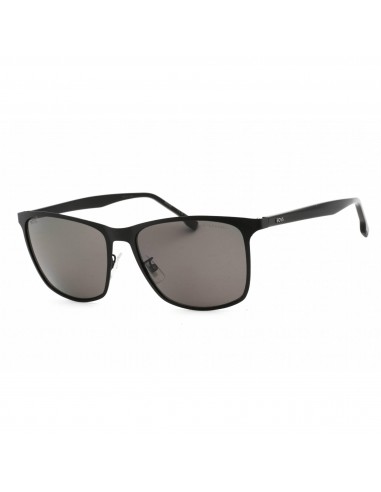 Hugo Boss Men's Sunglasses - Matte Black Metal Square Frame | BOSS 1291/F/S 0003 M9 sur le site 