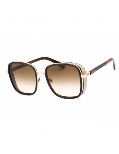 Jimmy Choo Women's Sunglasses - Brown/Gold/Havana Plastic Square | Elva/S 0FG4 00 du meilleur 