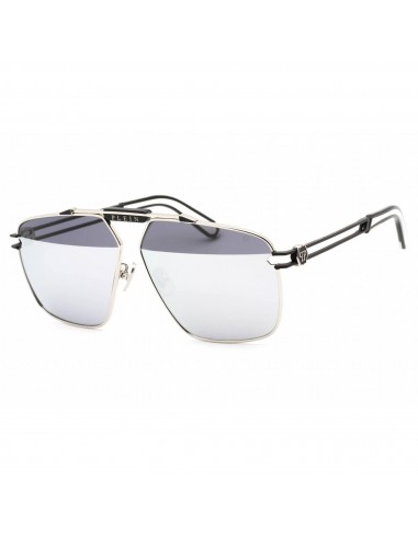 Philipp Plein Women's Sunglasses - Silver Metal Aviator Shape Frame | SPP049M K07X acheter en ligne