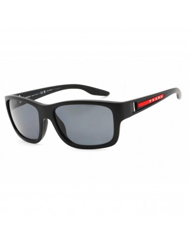 Prada Sport Men's Sunglasses - Full Rim Black Plastic Rectangular | 0PS 01WS DG002G d'Europe débarque