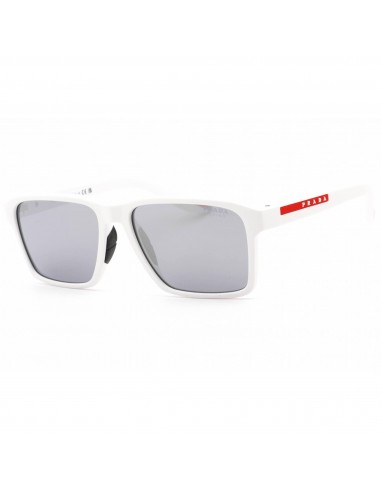 Prada Sport Men's Sunglasses - White Rubber Plastic Rectangular | 0PS 05YS TWK40A votre restaurant rapide dans 