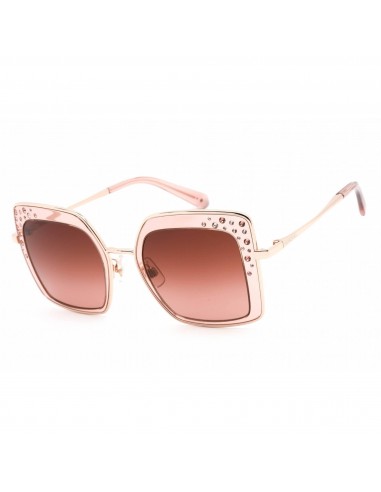 Swarovski Women's Sunglasses - Shiny Pink Metal Butterfly Shape Frame | SK0324-H 72F Paris Déstockage Promo