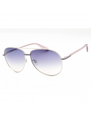 Swarovski Women's Sunglasses - Full Rim Shiny Palladium Metal Aviator | SK0343-H 16Z 50-70% off 