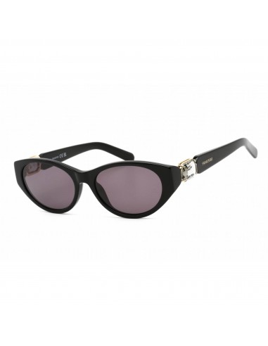 Swarovski Women's Sunglasses - Shiny Black Plastic Cat Eye Shape Frame | SK0350 01A JUSQU'A -70%! 