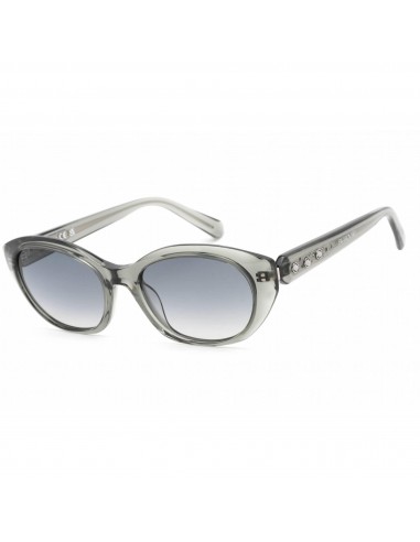 Swarovski Women's Sunglasses - Transparent Dark Grey Plastic Oval Frame | SK0384 20B de France