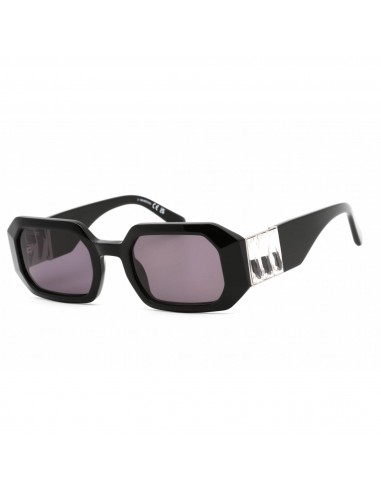 Swarovski unisex Sunglasses - Full Rim Shiny Black Plastic Rectangular | SK0387 01A Par le système avancé 