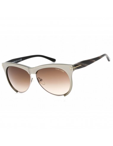 Tom Ford Women's Sunglasses - Grey Bronze Plastic Cat Eye Shape Frame | FT0365 38B Comment ça marche