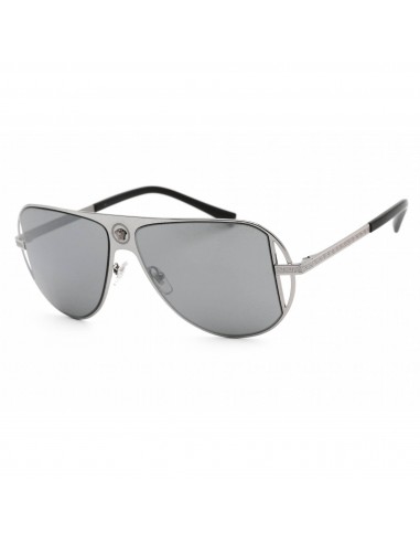 Versace Men's Sunglasses - Full Rim Gunmetal Metal Aviator Shape Frame | VE2212 10016G pas cher chine