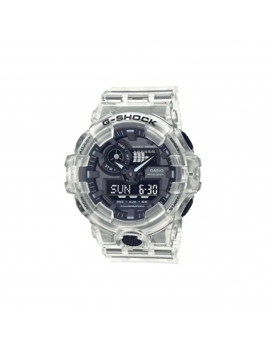 Casio Men's Ana-Digi Watch - G-Shock Black Dial Transparent Resin Strap | GA700SKE-7A À commander