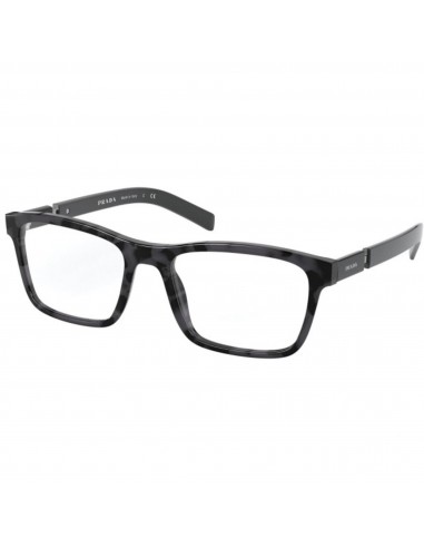 Prada Men's Eyeglasses - Grey Plastic Rectangular Frame | PRADA 0PR 16XV 08A1O1 livraison et retour toujours gratuits