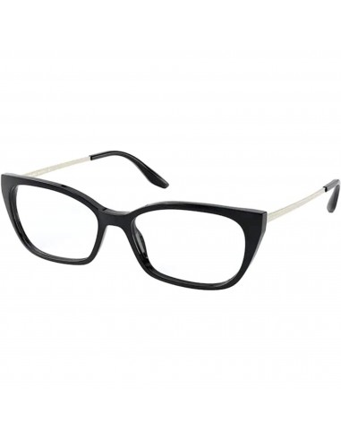 Prada Women's Eyeglasses - Black Plastic Cat Eye Frame | PRADA 0PR 14XV 1AB1O152 Jusqu'à 80% De Réduction