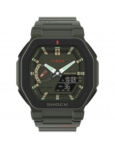 Timex Men's Watch - Command Encounter Analog-Digital Dial Green Strap | TW2V35400 pour bénéficier 