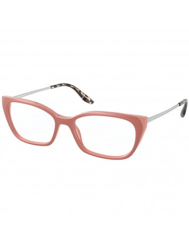 Prada Women's Eyeglasses - Pink Plastic Full Rim Cat Eye | PRADA 0PR 14XV 04C1O152 la livraison gratuite