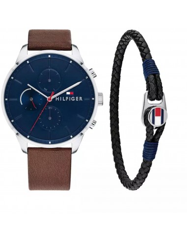 Tommy Hilfiger Men's Watch and Bracelet Gift Set - Chase Day Date Display | 2770143 Venez découvrir notre 