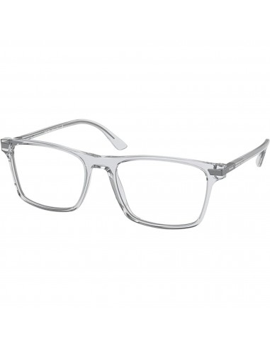 Prada Men's Eyeglasses - Grey Transparent Rectangular Frame | PRADA 0PR01WV U431O1 france