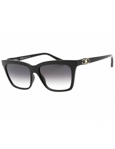 Salvatore Ferragamo Women's Sunglasses - Black Rectangular Plastic Frame | SF1027S 001 de pas cher