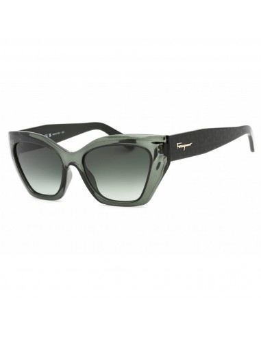 Salvatore Ferragamo Women's Sunglasses - Transparent Forest Green Frame | SF1043S 316 en ligne