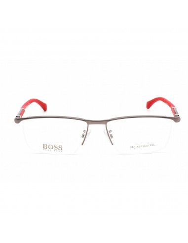 Hugo Boss Unisex Eyeglasses - Matte Ruthenium Metal Rectangular | BOSS 1104/F 0R80 00 50-70% off 