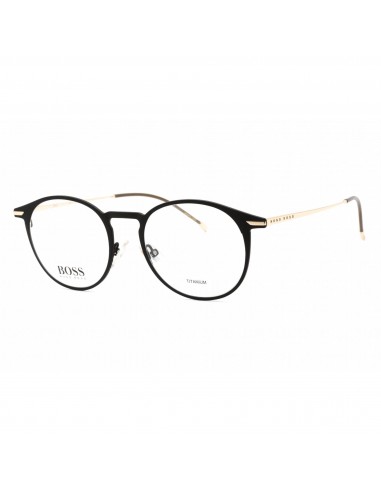 Hugo Boss Men's Eyeglasses - Full Rim Matte Black Metal Oval Frame | BOSS 1252 0003 00 Découvrez la collection