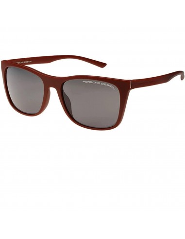 Porsche Unisex Sunglasses - Dark Red Plastic Full Rim Square Frame | PORSCHE P8648 D hantent personnes