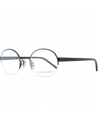 Porsche Unisex Eyeglasses - Black Metal Round Frame Demo Lens | PORSCHE P8350 A Comparez et commandez 