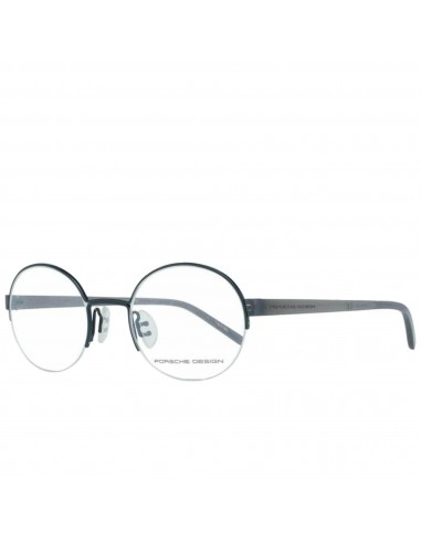 Porsche Unisex Eyeglasses - Blue Half Rim Round Frame Demo Lens | PORSCHE P8350 C d'Europe débarque