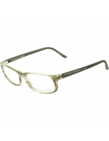 Porsche Women's Eyeglasses - Olive Full Rim Rectangular Frame | PORSCHE P8243 D les ctes