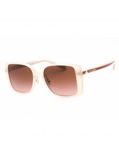 Coach Women's Sunglasses - Rectangular Brown Peach Gradient Lens | 0HC8375 57475M s'inspire de l'anatomie humaine