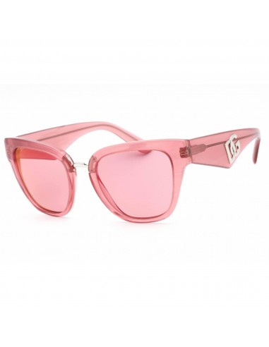 Dolce & Gabbana Women's Sunglasses - Pink Rectangular Plastic Frame | 0DG4437 3405A4 En savoir plus