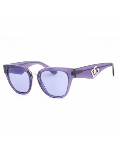 Dolce & Gabbana Women's Sunglasses - Purple Rectangular Shape Frame | 0DG4437 34071A Venez acheter