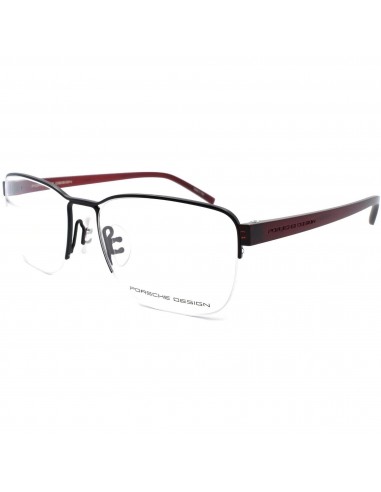 Porsche Unisex Eyeglasses - Black Metal Square Frame Demo Lens | PORSCHE P8357 A une grave pollution 