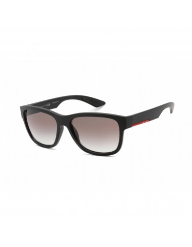 Prada Sport Men's Sunglasses - Black Acetate Frame Grey Gradient Lens | PS03QS DG00A7 Découvrez la collection