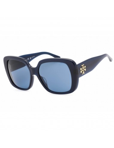 Tory Burch Women's Sunglasses - Milky Navy Plastic Frame Blue Lens | 0TY7112UM 165680 acheter