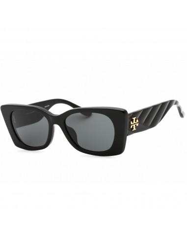 Tory Burch Women's Sunglasses - Black Rectangular Frame Grey Lens | 0TY7189U 170987 À commander