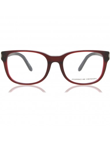 Porsche Men's Eyeglasses - Red Plastic Square Frame Demo Lens | PORSCHE P8250 M chez Cornerstreet bien 