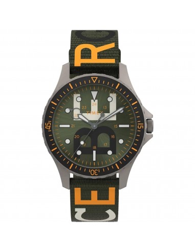 Timex Men's Watch - Navi Iceberg Rotating Bezel Green Dial Strap Quartz | TW2V62800 En savoir plus