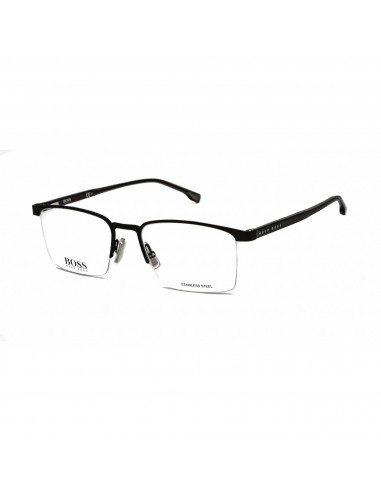 Hugo Boss Men's Eyeglasses - Matte Black Metal Frame Clear Lens | BOSS 1088 0003 00 2023